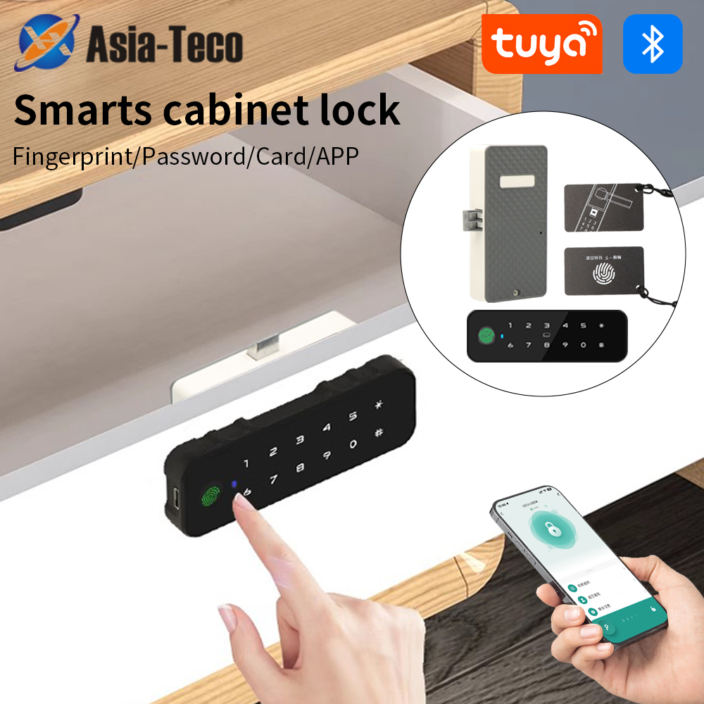Furniture Hardware Supplies - Tuya Bluetooth Smart Holz Schrank Fingerprint