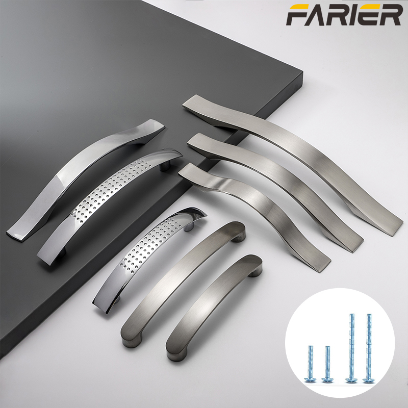 Z. A. Furniture - Schrankgriffe Knöpfe Aluminiumlegierung Tür Küchenknöpfe Gebürstete