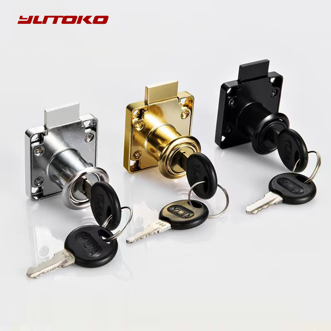 Furniture Hardware Supplies - Yutoko Hochwertiges Schreibtisch-Schubladenschloss, Kleiderschrankschlösser, Schrankschlösser, Möbel-Nockenschlösser