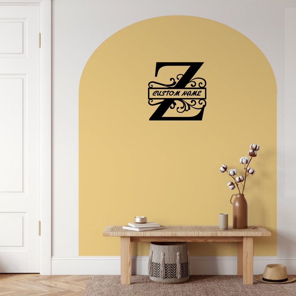 Z. A. Furniture - 1 Stück Bunter Buchstabe Z Anpassbarer