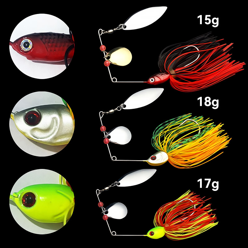 Bazooka 15g 18g Spinnerbait An – Furniture Hardware Jig Bewertung und Preis