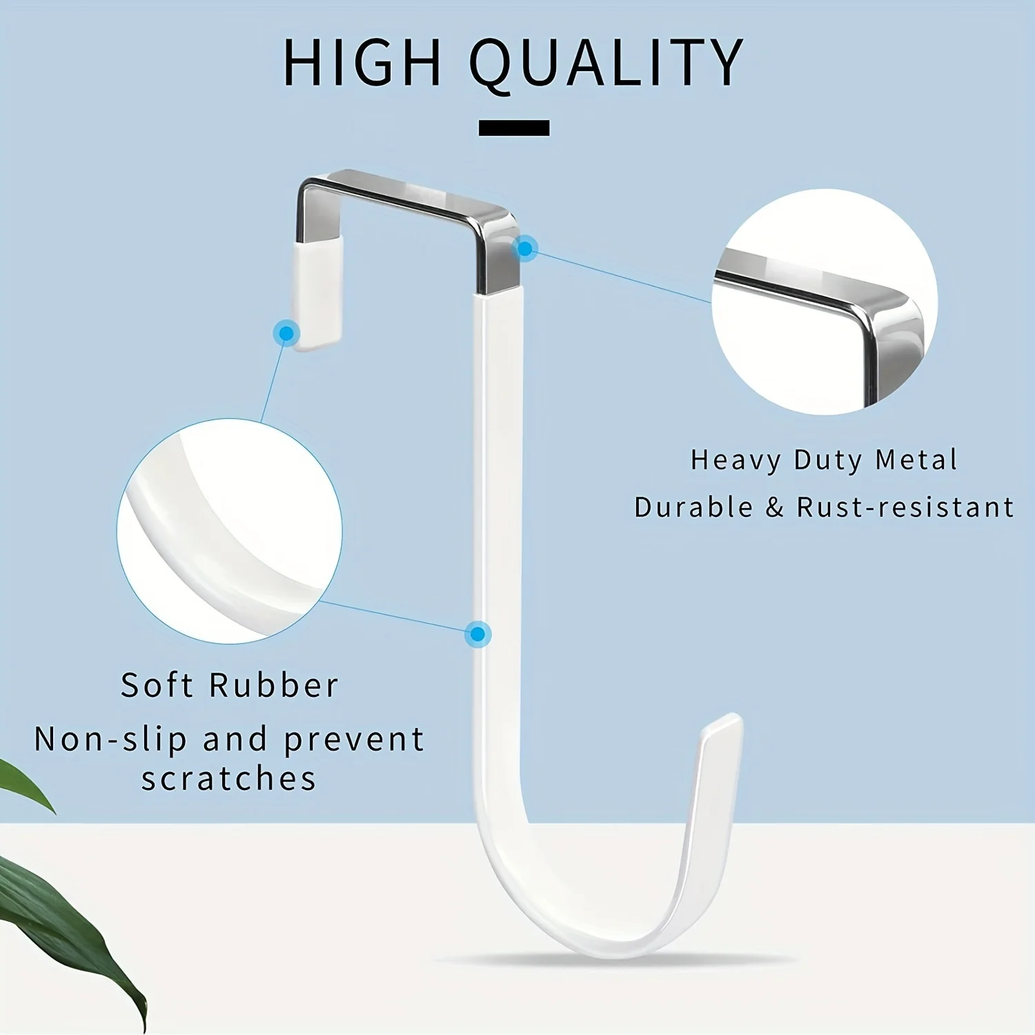 4 Stück Türhaken mit Gummi zum – Door Stopper Heavy Bewertung und Preis