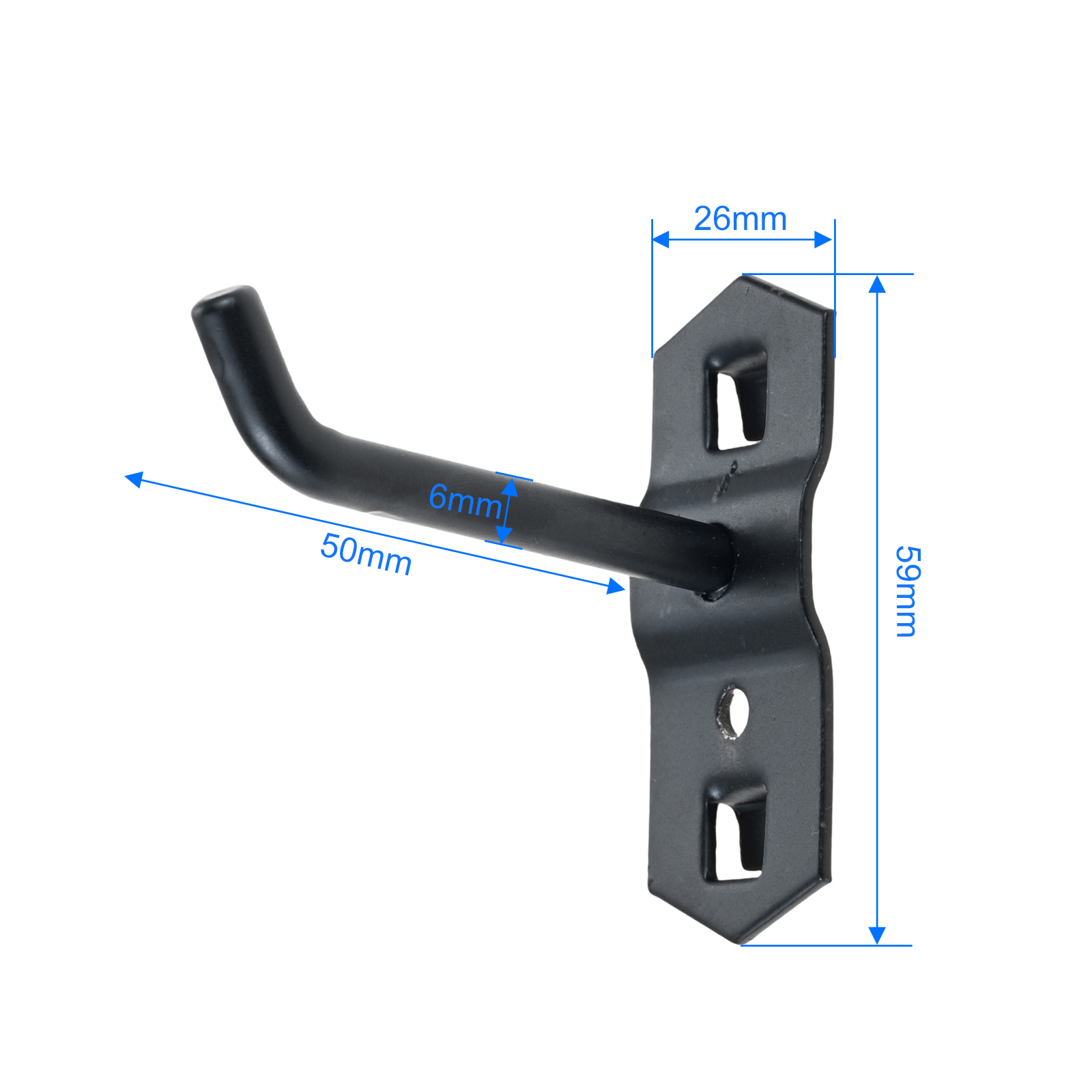 10er-Set 50mm schwarze Lochpla – Furniture Hardware Fitting Bewertung und Preis